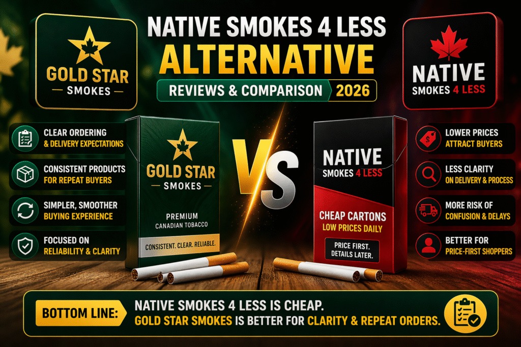 NativeSmokes4Less Canada Alternative, Reviews & Comparison