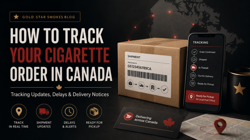Track Your Cigarette Order in Canada