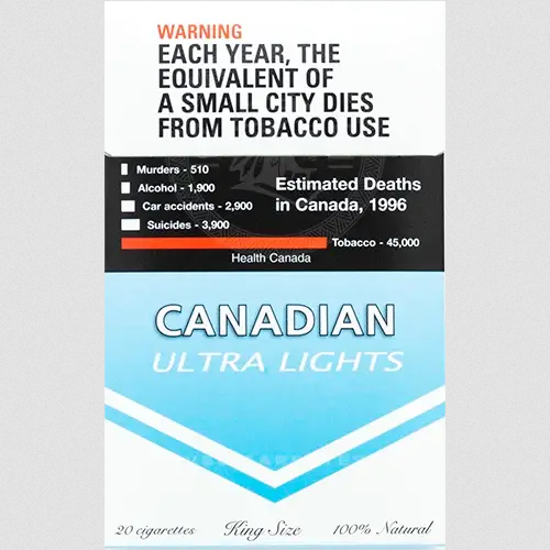 Canadian Ultra Lights View Canadian Ultra Lights cigarettes from Gold Star Smokes.